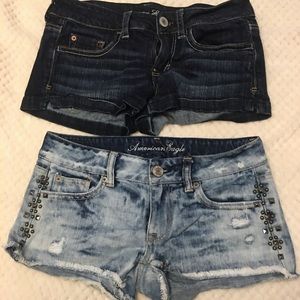 American Eagle shorts – one size 0 and one size 4